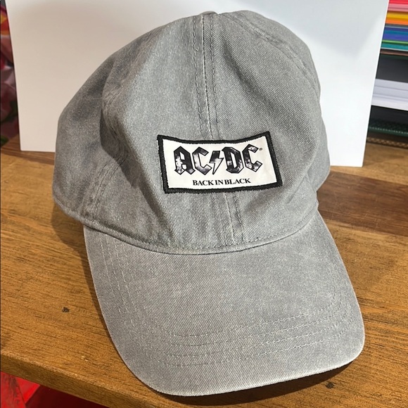 AC/DC | Accessories | Acdc Black And Gray Hat | Poshmark